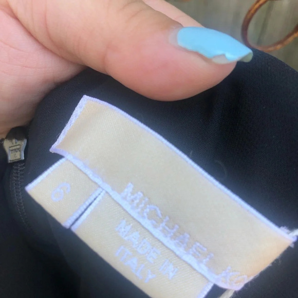 MICHAEL KORS EMBROIDERED LONG SLEEVE DRESS - Picture 3 of 4